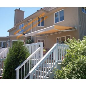Patio Balcony Motorized Remote Control Automatic Retractable Arm Awning