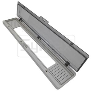 Plastic IP67 Waterproof Hinged Window 24 Modules Syntax AW24 With Lock Screws