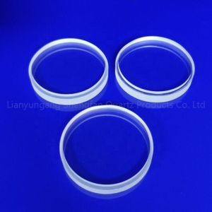 Transparent Clear Quartz Disc Sight Glass Sheet High Temperature Resistance