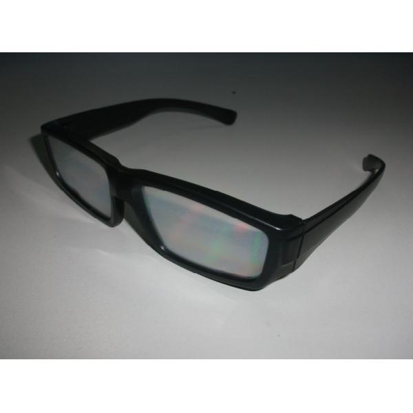 Newspaper inserts colorcode 3d fireworks glasses giveaways for local fund