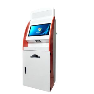 Self Service LCD Ticket Kiosk Automatic Touch Screen Payment Machine