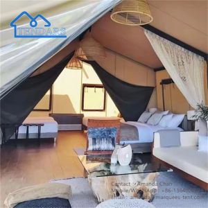 Factory Luxury Waterproof Camping Hotel Accommodation Safari Tent For Outdoor