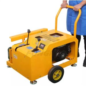 Fiber Optic Cable Pulling Machine , 300KG Crawler Type Cable Tractors