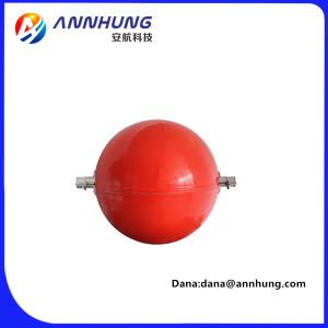 500KV Aircraft Warning Sphere Aluminum Fastener High Rise Transmission Lines