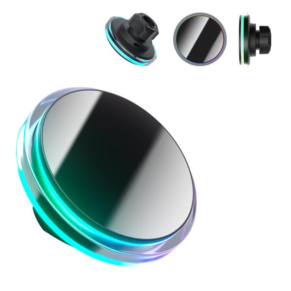 Buy Effortless Charging and Unique Interior Design Magsafe Car Mount with Crystal Ambient Light Support ODM/OEM at wholesale prices