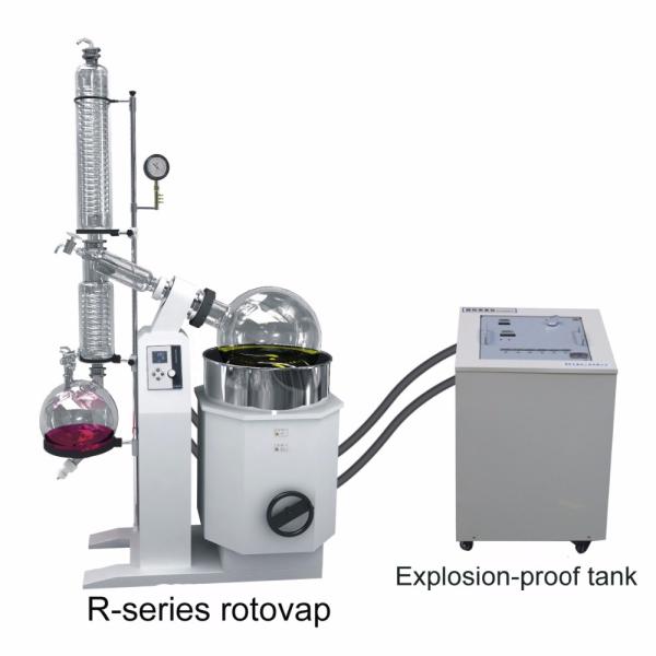 20L explosion-proof rotovap with coolant pump and aspirator vacuum pump