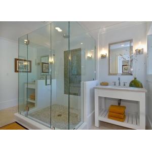 Quality 1/2&quot; Ultra Clear Shower Door Glass Panel Tempered Thermal Stability for sale