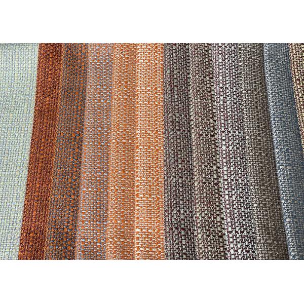 Custom Upholstery Sofa Fabric , Woven Jute Sofa Fabric