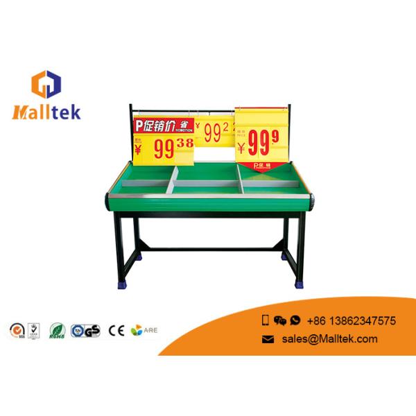 Buy Supermarket Fruit And Veg Display Stands Rust Proof Convenient Easy To Install at wholesale prices