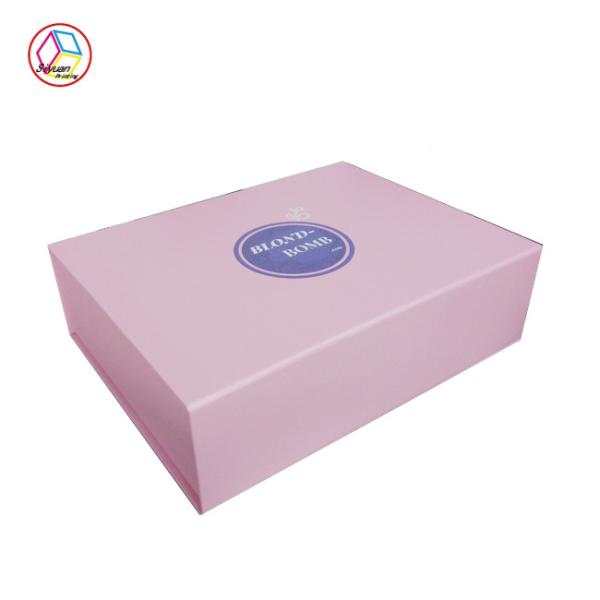 Buy Printed Hair Packaging Boxes With Silk Insert Grade A Matt Lamination at wholesale prices