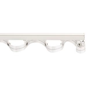 1m-6m S Fold Curtain Track Ripplefold Track System Remote Control