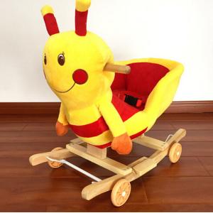 Buy cheap Fashion Plush Rocking Honeybee Animal Toys With Music For Children Riding On from wholesalers