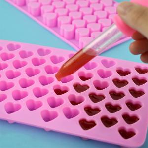 Baking Mold 55 Cavity Gummy Love Heart Chocolate Silicone Mold Fondant Tool
