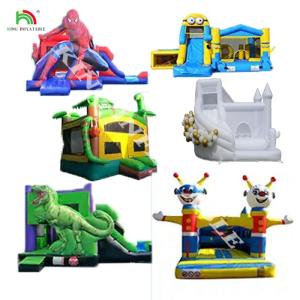 Factory Price Custom White Inflatable Bounce Castle Party Wedding Bouncer House