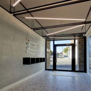 Powder Coated Metal Mesh Ceiling Tiles Suspended Expanded Metal Ceiling Panels