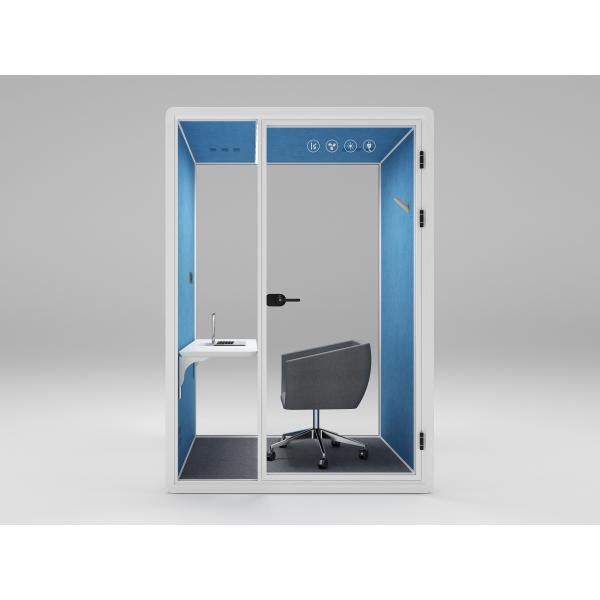 Soundproof Shared Workspace Furniture Acoustic Phone Booth
