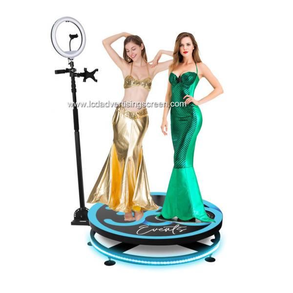 Buy Live Show 360 Degree Rotation Selfie Photo Booth Stand For Wedding Party at wholesale prices