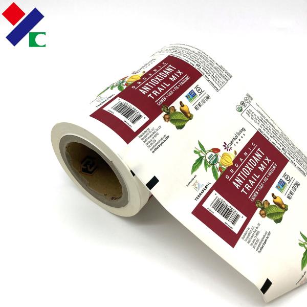 PET AL PE Aluminum Foil Food Packaging Film Roll Heat Seal