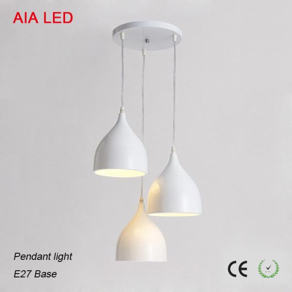 Indoor Black 3piece/set E27 dining room pendant light/LED droplight for eating house