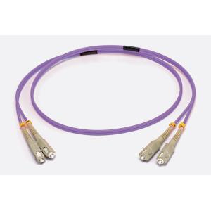Telecommunication Fiber Optic ST- LC Multimode Patch Cord 10m Patch Cable