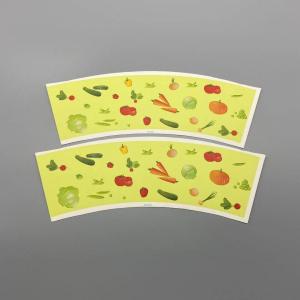 Quality Waterproof Paper Tea Cup fan Raw Material Flexographic for sale