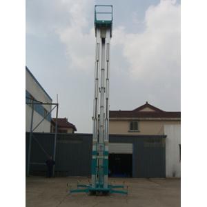 Mobile Aerial Work Platform With Triple Mast 14m And 250Kg Loading Aluminum And