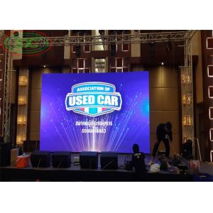 High configuration indoor P 3 LED display mounted on the wall