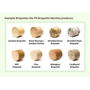 Hydraulic Sawdust Briquetting Press Machine Consumption Sawdust Pellets Making