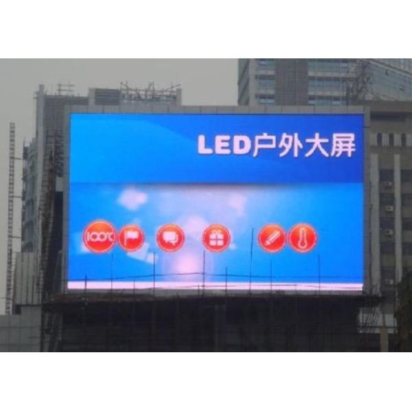 Full Color Die-Cast Aluminum Advertising Outdoor LED Display 10mm Pixel Pitch 3