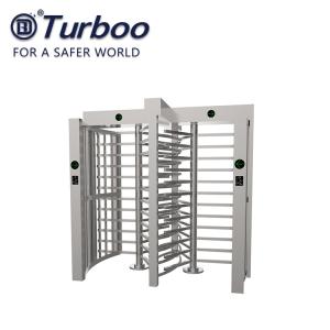 Automatic Bidirectional Full Height Turnstile 304 Stainless Steel Housing
