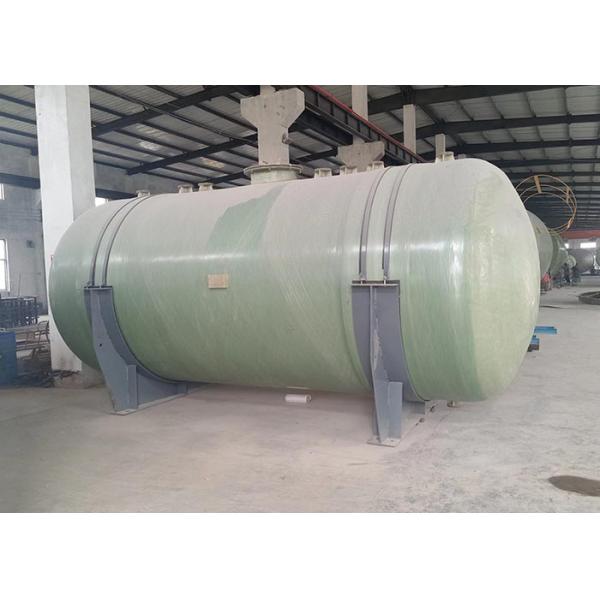 2000mm*3520mm Horizontal Frp Softener Water Tank Cylindrical Cross Wound