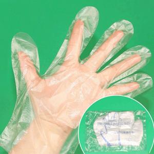 Thick Eco Friendly Disposable Gloves , Disposable Transparent Gloves For