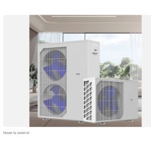 8 kw R 32 Electric Air Source Heat Pump 4-in-1 for Hot Water Floor Heating Cooling Heating for Hotels with Durable Metal Housing