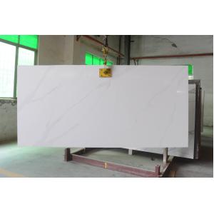 Engineered Quartz Stone Polished 3200*1800 Calacatta White Quartz