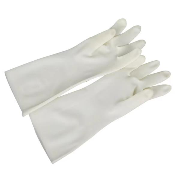 Buy 38CM Nitrile Dishwashing Gloves Anti Leakage Kitchen Gloves For Washing Dishes at wholesale prices