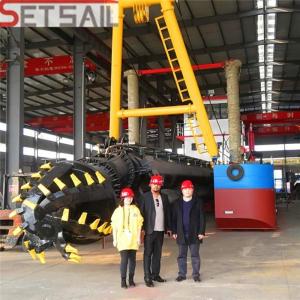 18 Inch Electric Power Sand Dredger with 54m Head and 582kw Auxiliary Engine