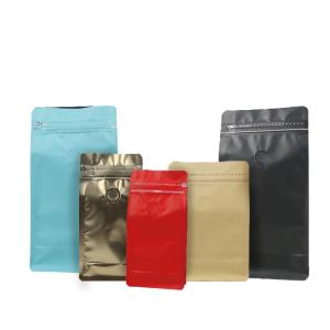 Eco Friendly Custom Printed Bag Packing Biodegradable Kraft Packaging Bean