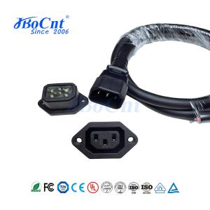 Jbocnt Group Compact 3 Pin Socket 30A 60A Power Socket With Rubber Cover