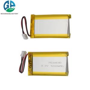 Gpe 753050 3.7v 1200mah Rechargeable Lithium Polymer Battery KC Approved
