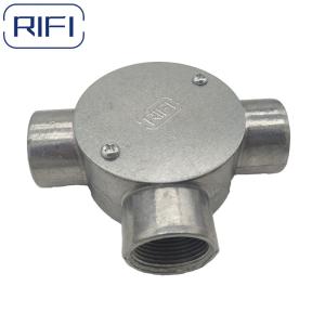 GI Aluminum Junction Circular Box Intersection Box 4way 20mm,25mm,32mm Connect