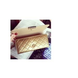 2016 summer sweet new Slim simple long section clutch wallet Ms. Lingge patent