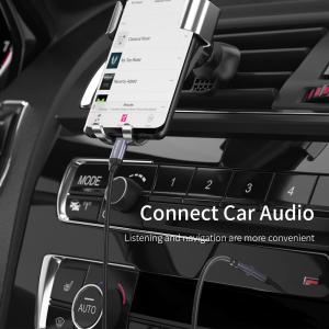 Essager Type C To 3.5mm Male Audio Aux Cable Grey 1m For Type C Devices