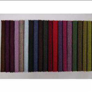 Polyester Printed Textile Fabric Imitation Flax Seater Warp Knitted 380gsm