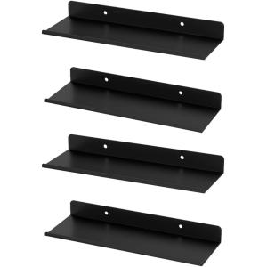 Farmhouse Rustic Designed Steel Industrial Heavy Duty Wall Mounted Floating