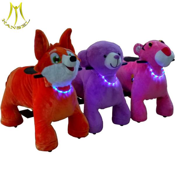 Hansel animal toy electric ride and plush riding animals made in china with
