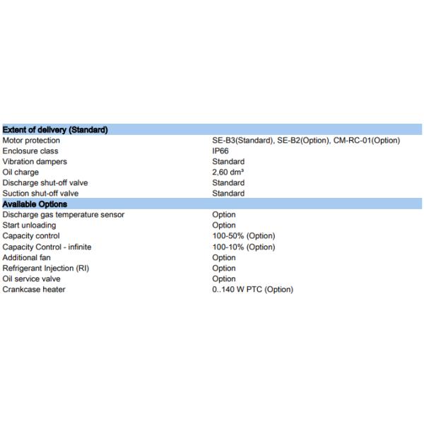 4PES-12Y-40P Semi Hermetic Piston Compressors 12HP 400V 50Hz Green Refrigeration (4PCS-10.2)