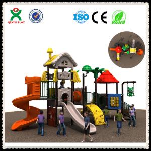 China Children Playground With Spiral Slides and Climbing Frame QX-015B on sale