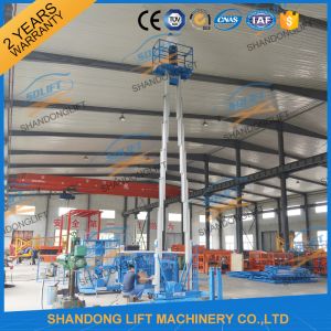 Aluminium Vertical Mast Elevator Aerial Maintenance Mast Lift