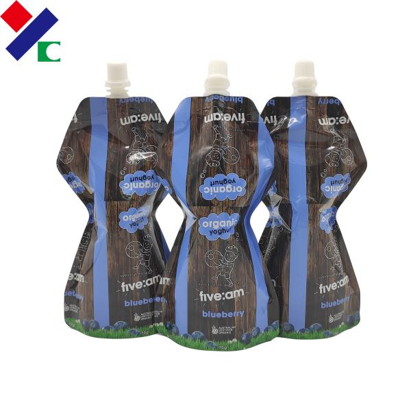 Buy BPA Free Plastic Spout Pouch Packaging Food Grade Tomato Ketchup With Spout On Top at wholesale prices