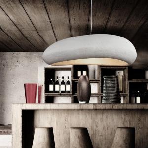 Nordic Wabi Sabi Restaurant LED Pendant Light Lustre Living Room Chandelier(WH